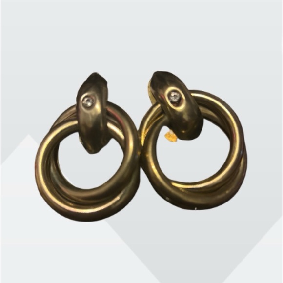 2/$30 Elegant Gold-tone Pierced Fashion Earrings - Picture 2 of 8